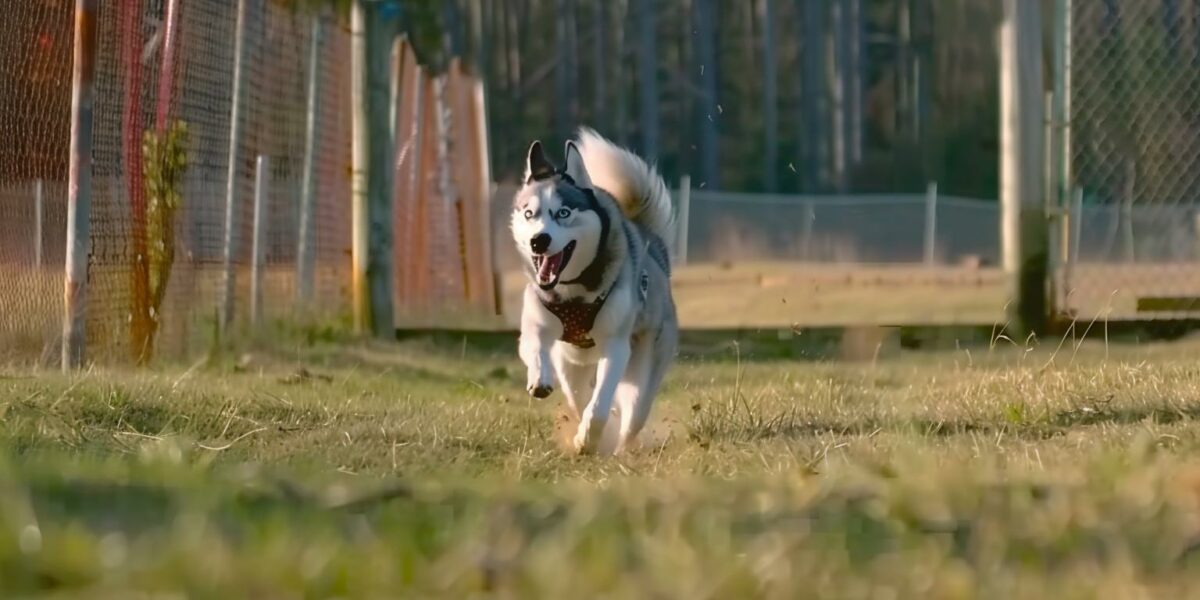 A Lifelong Chain Broken: Biscuit's First Taste of Freedom