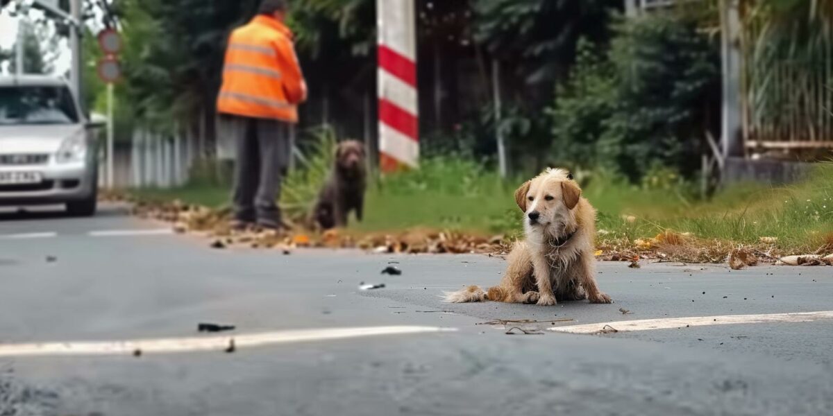 A Stray Pup's Miraculous Journey from Danger to a Loving Family