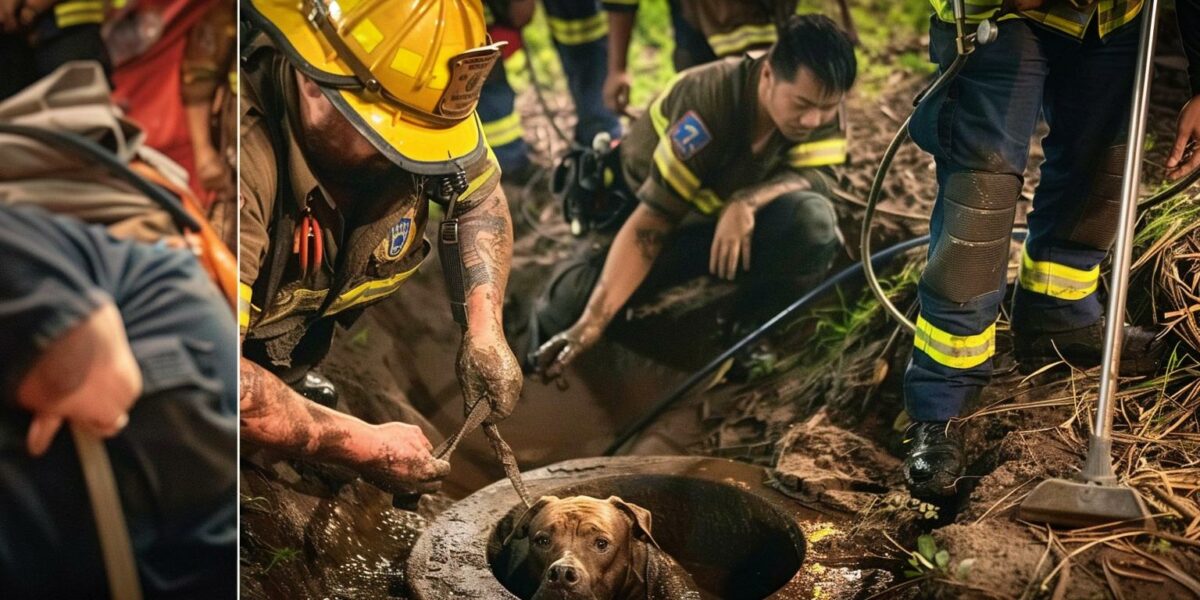 Firefighters Rush to Save Stranded Dog in Heart-Stopping Rescue