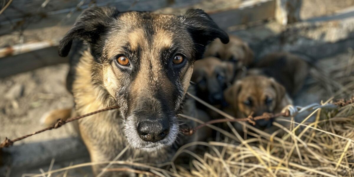 Rescue of a Lifetime: Abused Dog's Separation from Puppies Sparks Heartfelt Journey