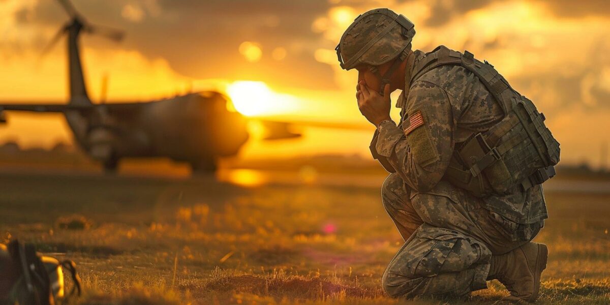 Soldier's Homecoming Takes Unexpected Turn When He Drops to Knees