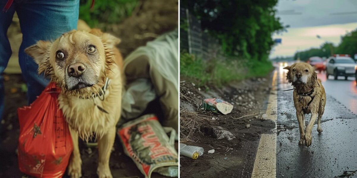 Stray Dog Pleads for Rescuers to Save Her Blind Companion