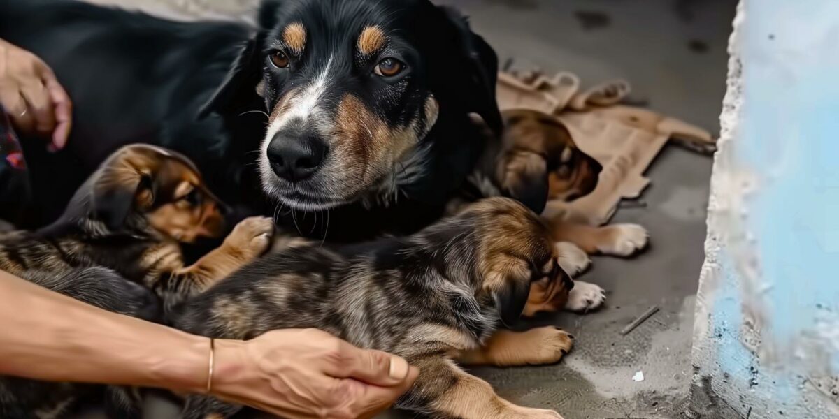 A Mother's Determination: How One Injured Dog Transformed Her Puppies' Lives