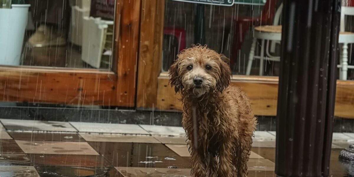 A Stray Dog's Desperate Plea Outside a Restaurant Will Leave You Speechless