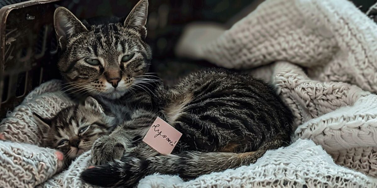 Abandoned Cat Found in Crate with Heartbreaking Note, Surprises Rescuers Days Later