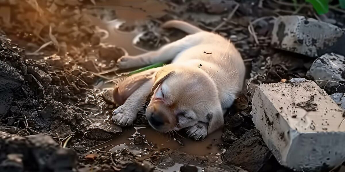 Abandoned Newborn Puppy’s Heart-Wrenching Journey to Finding a Forever Home