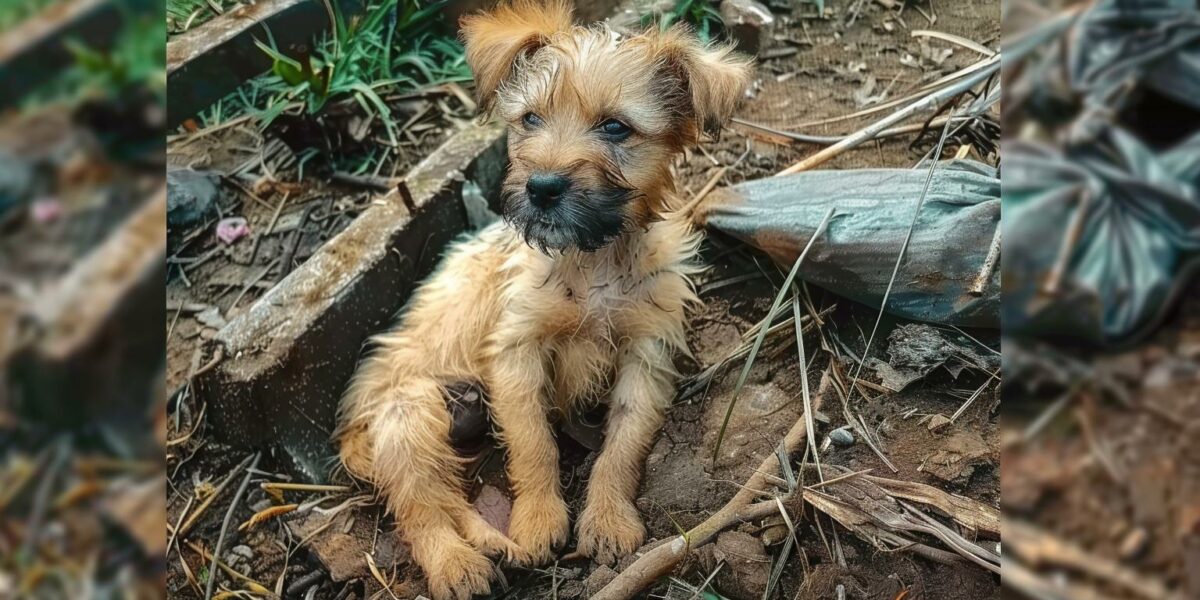 Abandoned Pup's Miraculous Journey from Landfill to Loving Arms