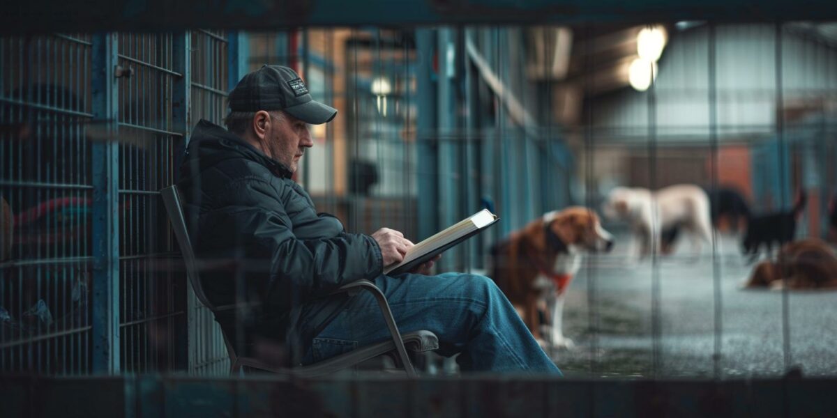 Man Waits Overnight to Adopt His Perfect Canine Companion