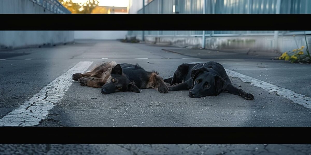 Rescue Tale: Struggling Mama Dog and Pup Find Hope in a Parking Lot