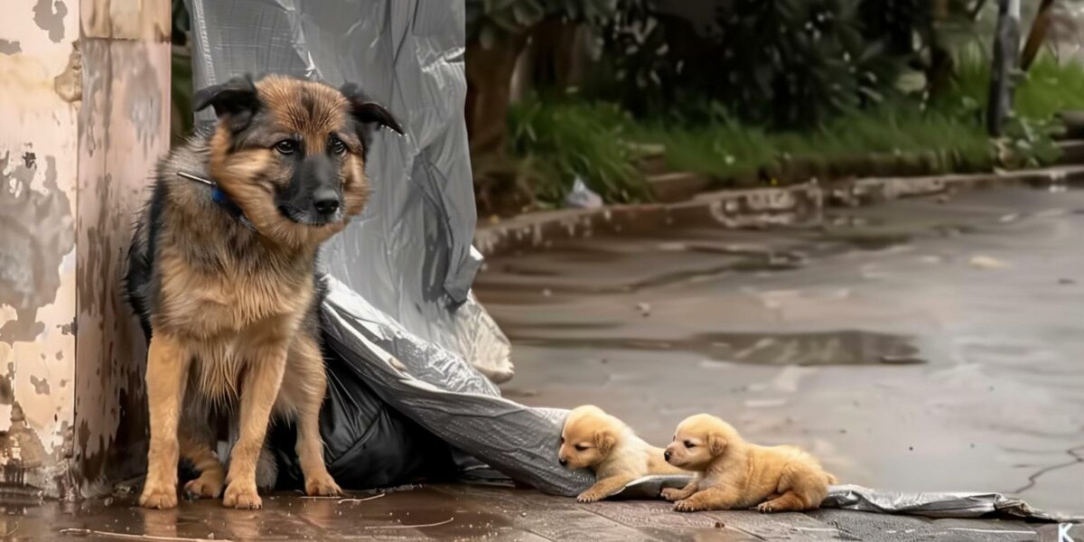 Resilient Mama Dog's Plea to Save Her Puppies Will Melt Your Heart