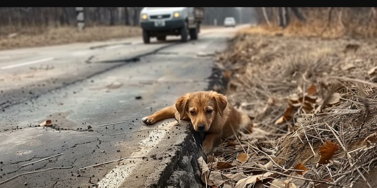 The Heart-Wrenching Tale of a Puppy Left for Dead and a Trucker’s Heroic Act