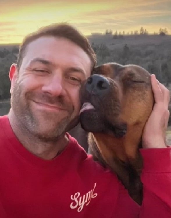 Abandoned 'Aggressive' Dog Forms Unbreakable Bond With New Dad—A Must-Read Journey-1