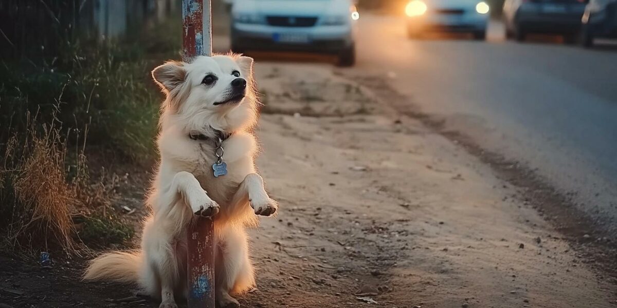 Abandoned Dog's Heartbreak Turns to Joy When a Stranger Steps In