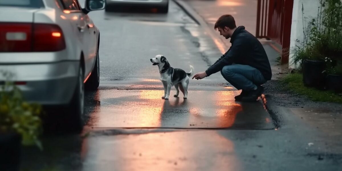 Brave Act on the Highway: Man's Heroic Effort to Save a Helpless Dog