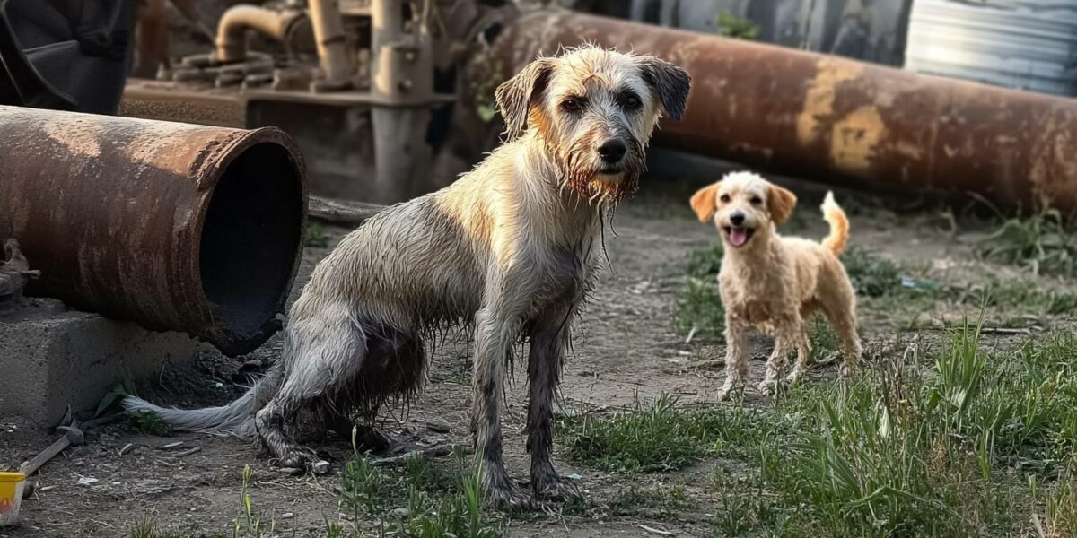 From Despair to Joy: The Tale of a Neglected Dog Rescued Near a Toxic Plant