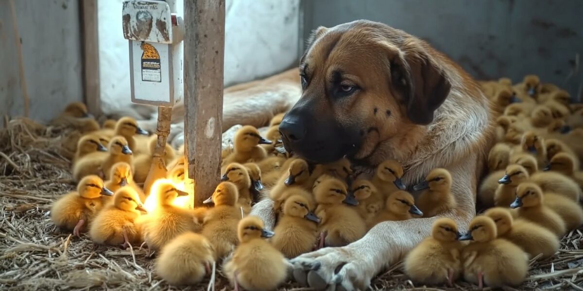 Giant Dog's Unbelievable Bond with Hundreds of Ducklings—You Won't Believe It!