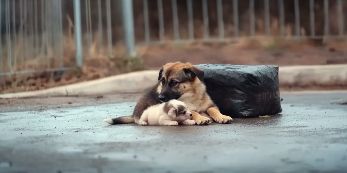 Rescued in the Nick of Time: Abandoned Mama Dog's Heartfelt Reunion with Her Puppy