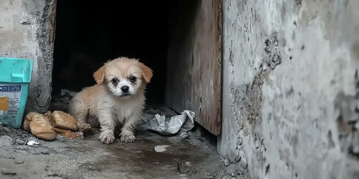 Starving Puppy Finds Life-Changing Miracle in Abandoned House