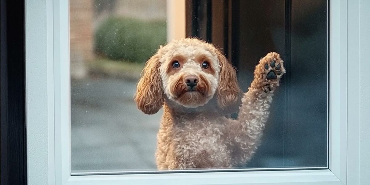 This Dog's Unbelievable Door-Knocking Trick Will Melt Your Heart