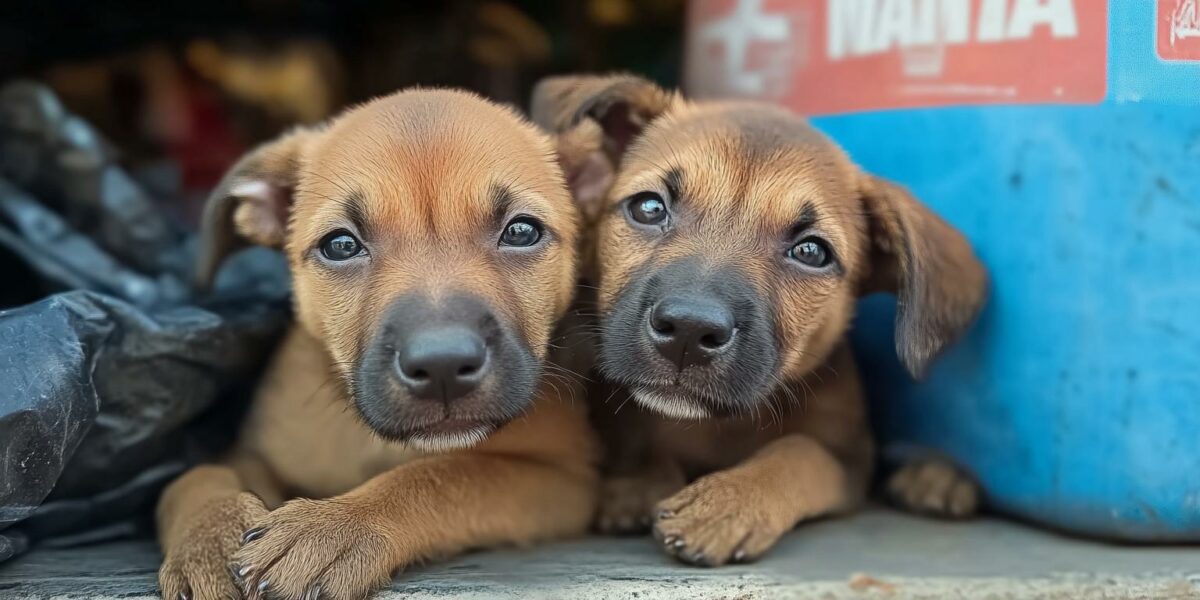 Two Terrified Puppies' Plea for Help Ignites an Unforgettable Journey