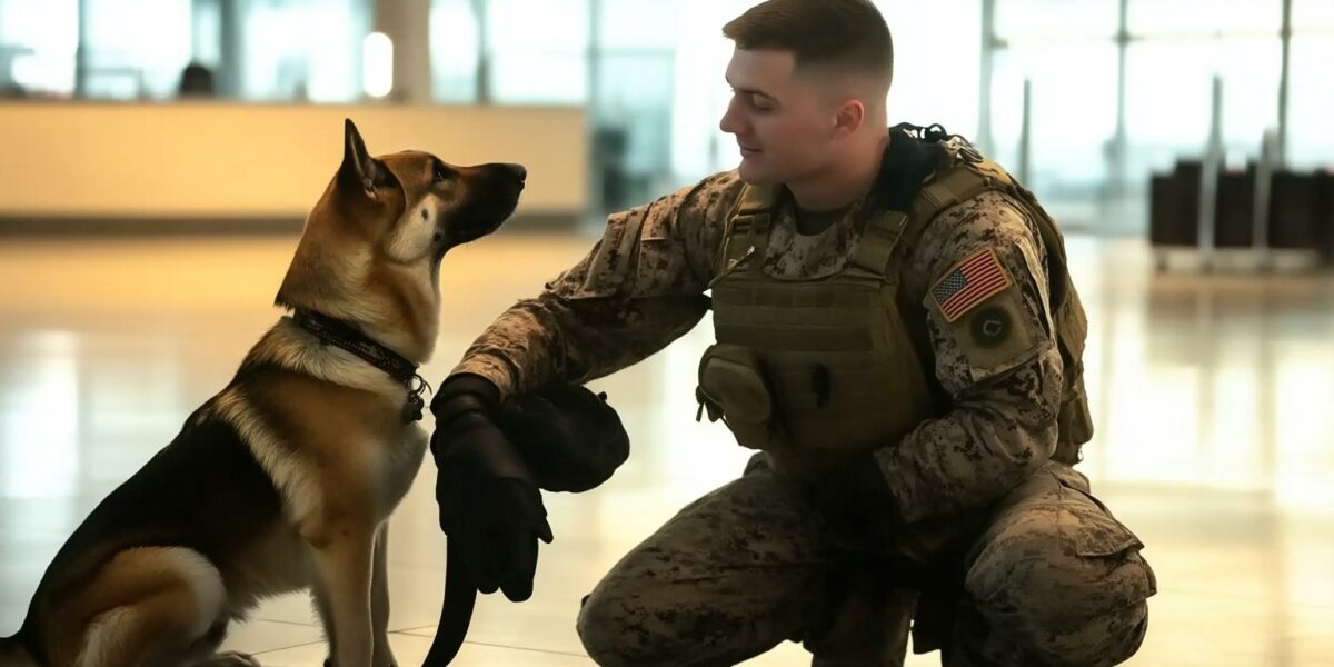 Unbreakable Bond: Military Dog and Handler's Tearful Reunion After Years Apart