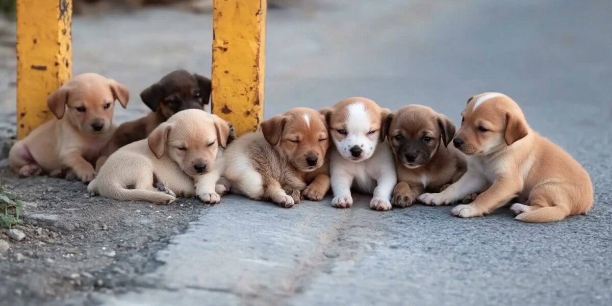 You Won't Believe What Seven Innocent Puppies Went Through Before Being Rescued!