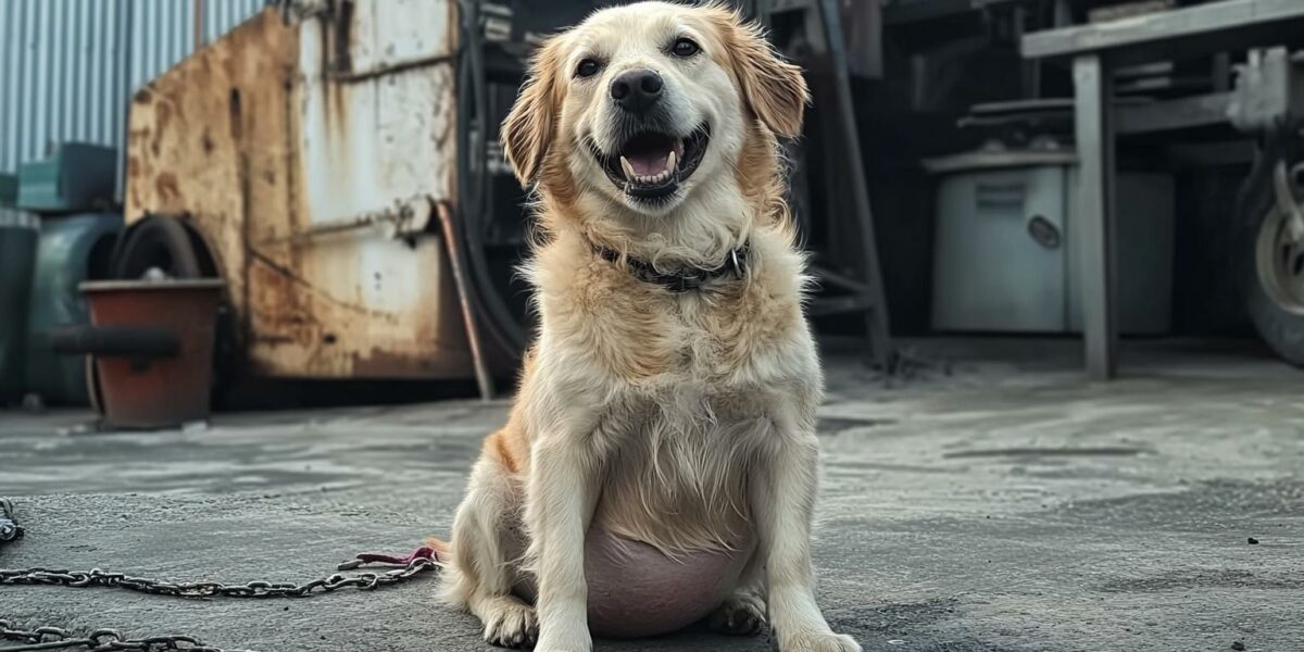 You Won't Believe Why This Guard Dog's Belly Was So Huge!