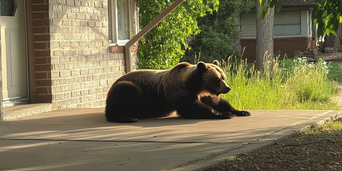 A Bear's Day Out: Unexpected Visitor Stuns Neighborhood!