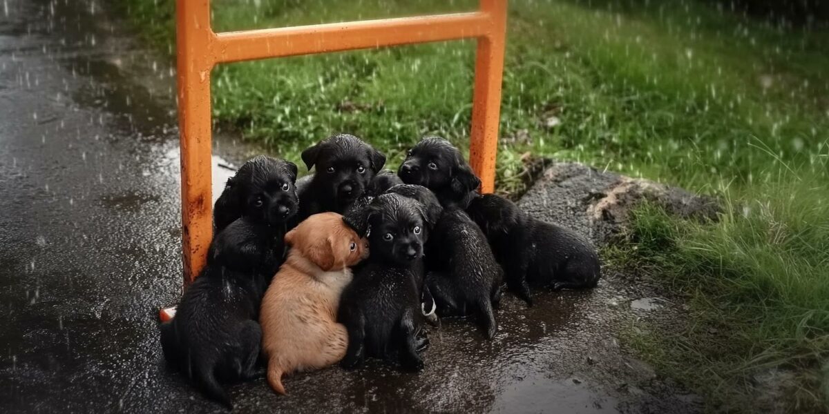 A Downpour of Tears: Abandoned Puppies' Fight for Survival