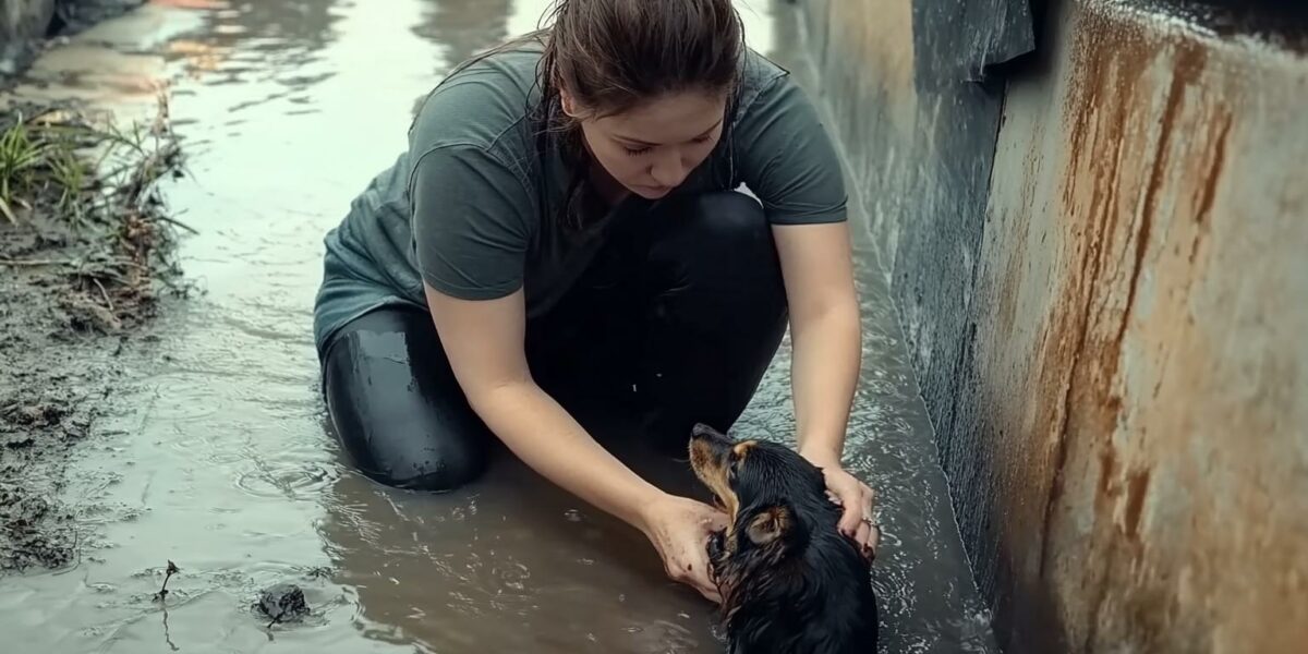 A Woman's Courage Turns a Drowning Dog's Fate Around in Moments