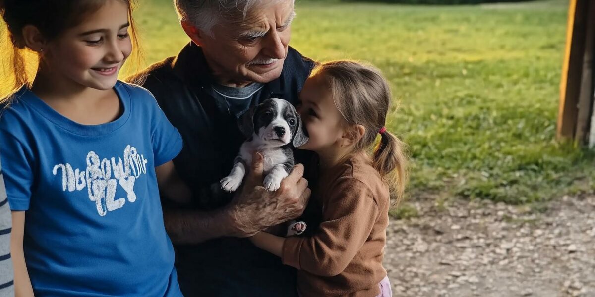 Granddaughter's Surprise Puppy Brings Grieving Grandpa To Tears