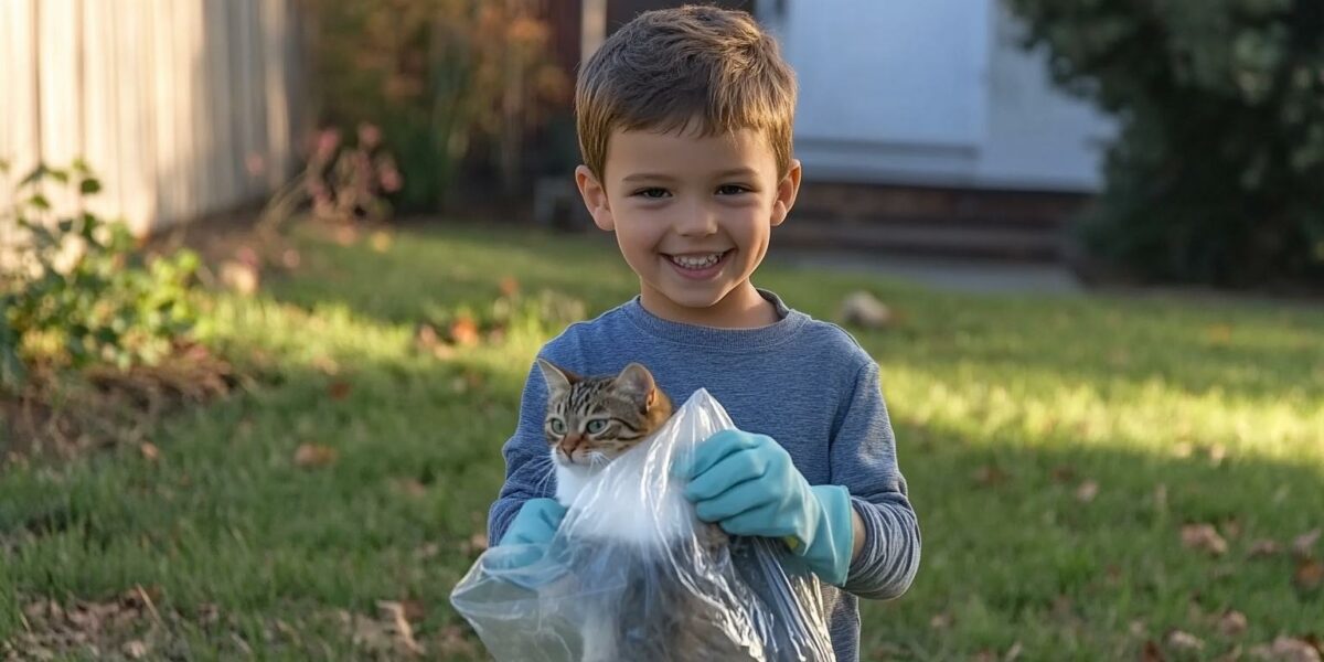 Little Boy's Unbelievable Quest to Adopt a Cat Will Leave You Speechless!