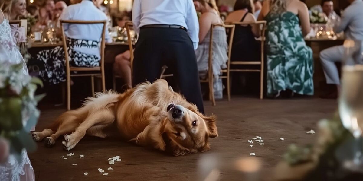 This Adorable Canine Crashed a Wedding and Stole Everyone's Hearts with a Simple Request