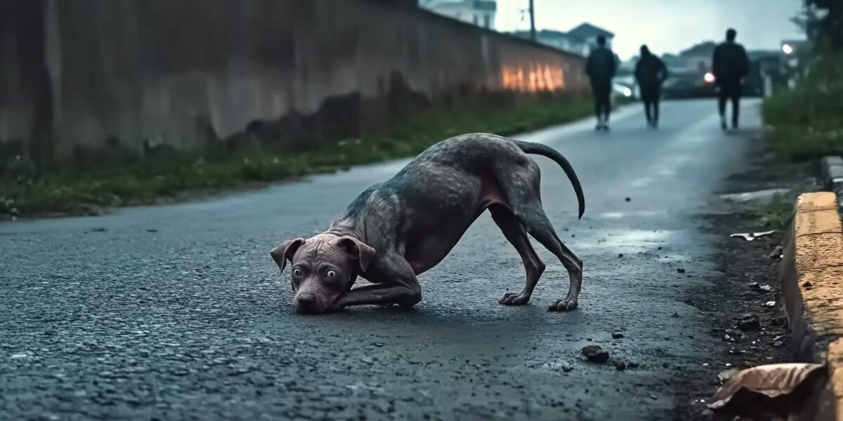 This Lonely Creature Found Outside Was Unrecognizable Until A Stranger Did This