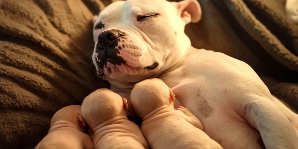 Witness the Overwhelming Love of a Dog Mom for Her Newborn Pups!