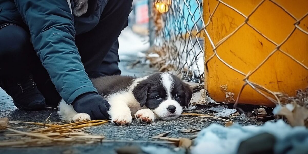 You Won't Believe What Kept This Abandoned Puppy Warm Until Help Arrived