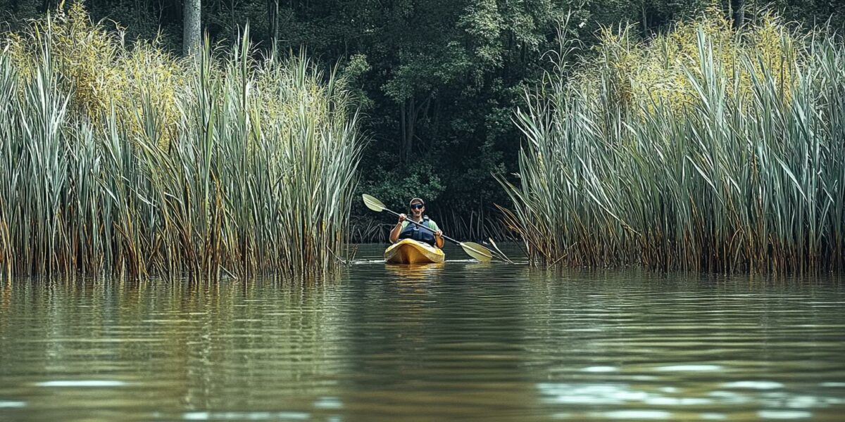 You Won't Believe What This Kayaker Found Hidden In The Reeds