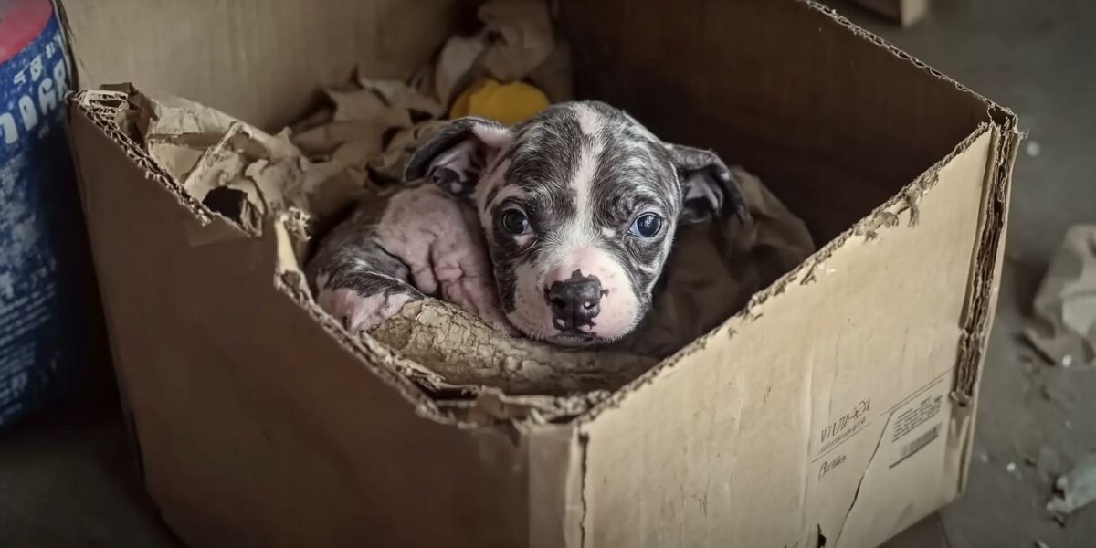 A Mangey Pup's Journey from Despair to Hope: What Happened in the Box?