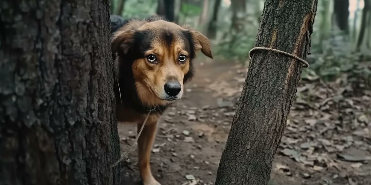 Abandoned in the Woods: Dog's Heartbreaking Tale of Survival and Hope