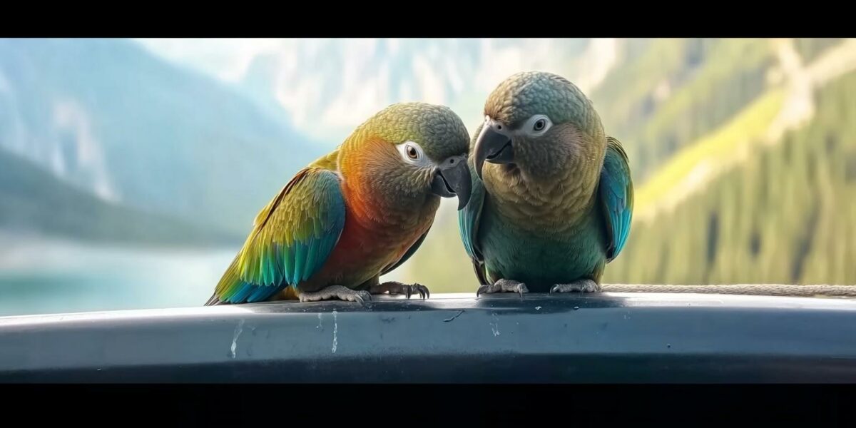 Curious Beaks and Unexpected Chaos: A Man's Wild Adventure with Alpine Parrots