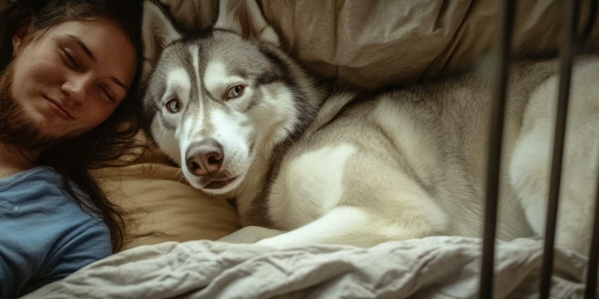 From Tragic Beginnings to Unconditional Love: A Husky's Morning Ritual