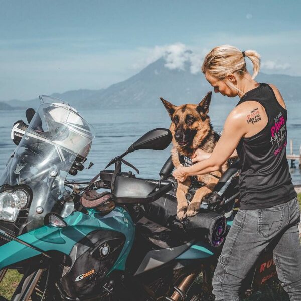 Journey of Healing: Woman and Her Dog's Motorcycle Adventures After Heartbreak-1