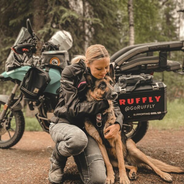 Journey of Healing: Woman and Her Dog's Motorcycle Adventures After Heartbreak-1