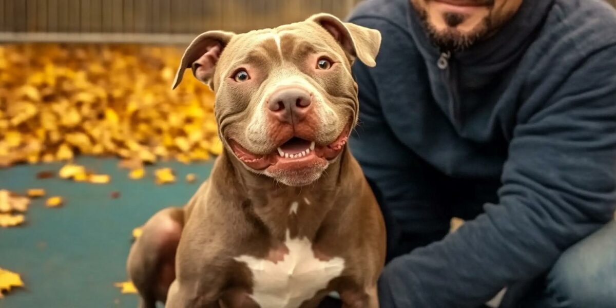 Kind Stranger Saves Pitbull From Euthanasia Just in Time