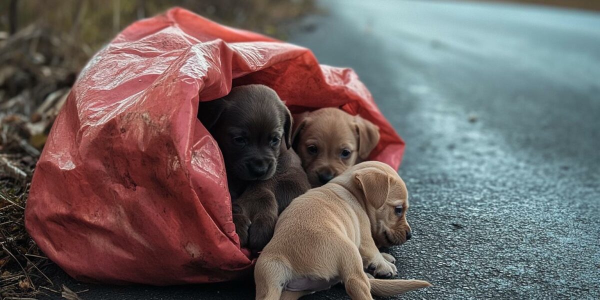 Tiny Lives Saved: The Unbelievable Journey of Puppies Tossed Away