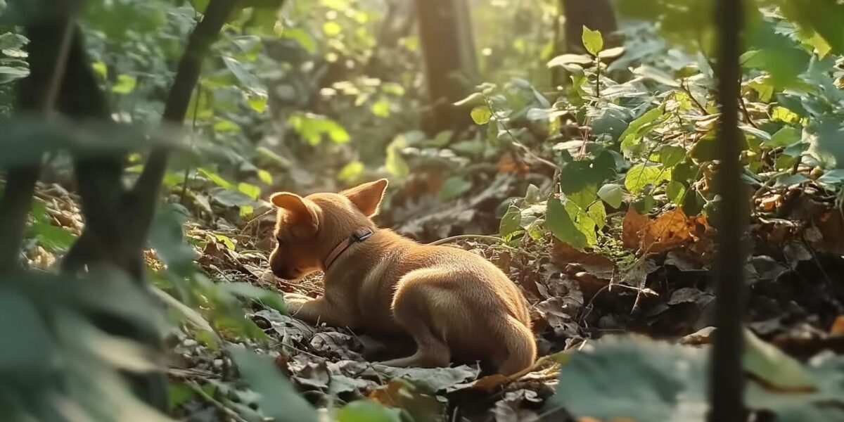 Unbelievable Discovery: Abandoned Puppy Found with Astonishing Condition Deep in the Forest