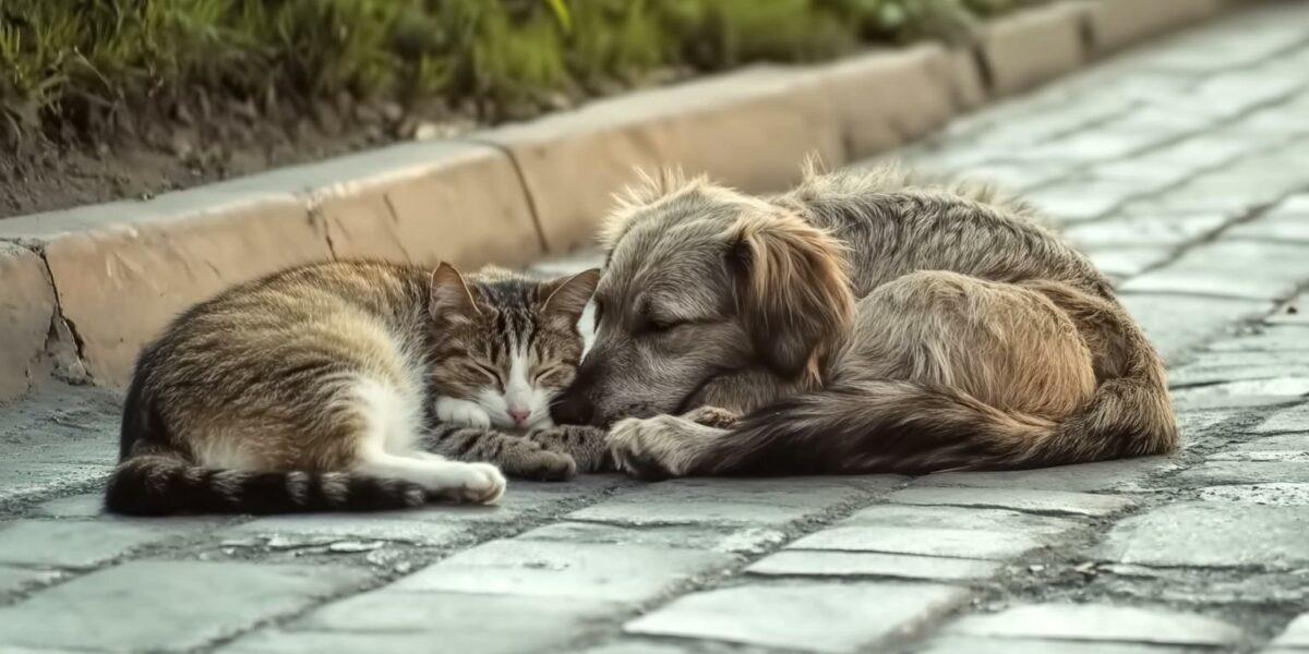 Unbreakable Bond: Discover the Heartfelt Journey of a Street Dog and Cat Duo