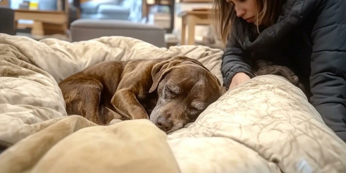 Unexpected Visitor Steals Hearts After Cozy Nap in Store