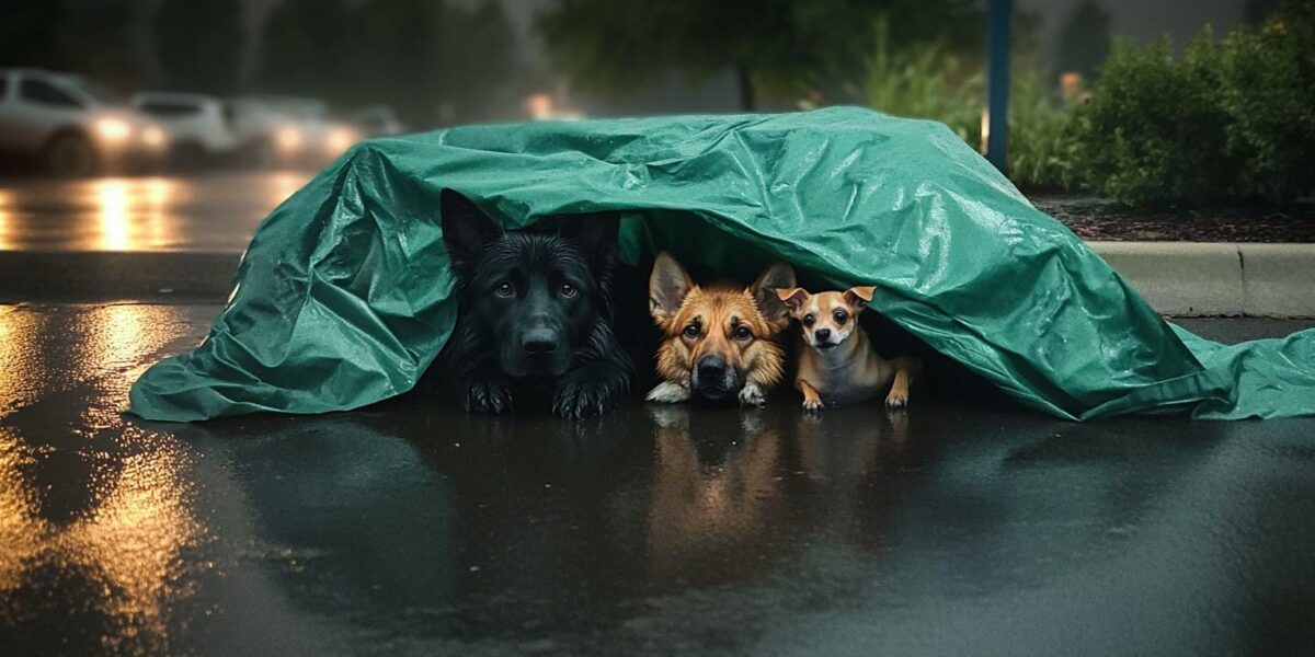 What the Shelter Staff Found Underneath the Tarp Will Leave You Speechless