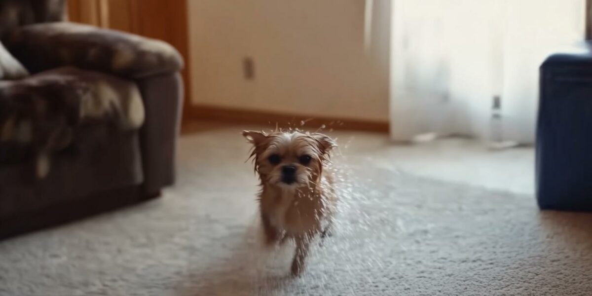 You Won't Believe This Pup's Epic Payback After Bathtime Drama!